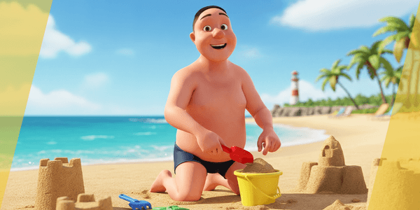 Ix Plus Size Man Model Fat Boy Stylized Male Cartoon Low Poly 3d Model — Stylized Cartoon 3D Character Fully Rigged for Blender