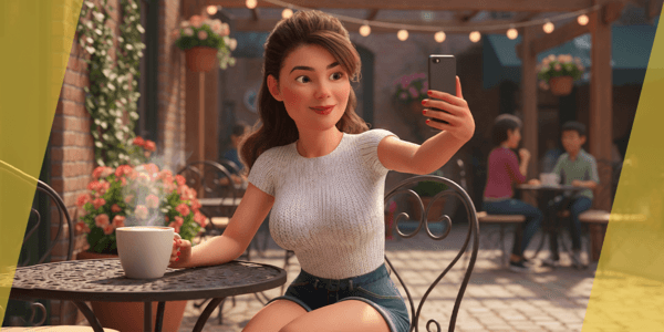 Fusion Of Realism And Stylized Rigged Cartoon Female 3d Model Low Poly 3d Model — Stylized Cartoon 3D Character Model Fully Rigged for Blender