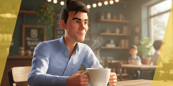 Cartoon Handsome Man In Casual Shirt — Stylized Cartoon 3D Character Model Fully Rigged for Blender