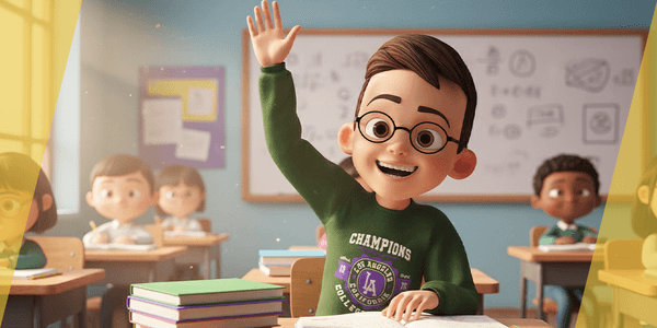 Smart Stylized Boy Character With Glasses Rigged And Ready — Stylized Cartoon 3D Character Model Fully Rigged for Blender