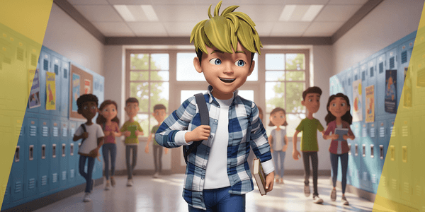 Charming Rigged Stylized 3d Boy Character Game And Film Ready — Stylized Cartoon 3D Character Model Fully Rigged for Blender
