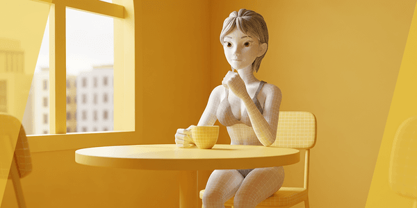 Free Stylized Cartoon Woman Nude Woman With Perfect Topology — Stylized Cartoon 3D Character Model Fully Rigged for Blender