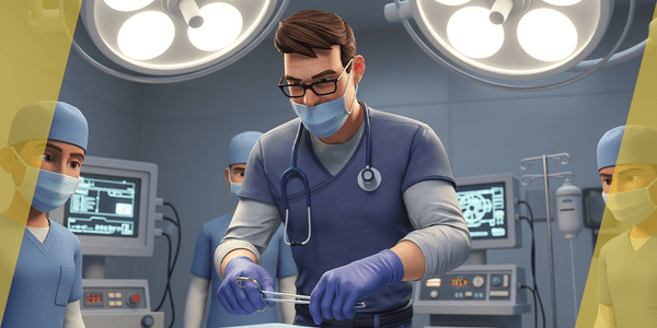 Stylized Cartoon Male Nurse Medical Doctor Character — Stylized Cartoon 3D Character Model Fully Rigged for Blender