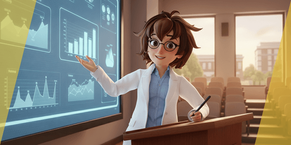 Stylized Cartoon Female Scientist Or Teacher Or Doctor Rigged — Stylized Cartoon 3D Character Model Fully Rigged for Blender